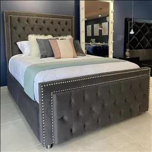 تخت خواب دونفره مدل هلسا سایز 160×200 سانتی متر کن مدل 401115