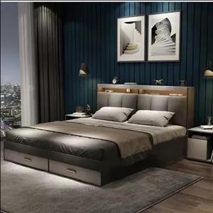 تخت خواب دو نفره مدل شارلوت سایز 160×200 سانتی متر کن مدل 401023