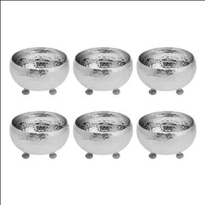 مجموعه هفت سین 6 پارچه مدل کاسه مسی پایه دار کن مدل 406545