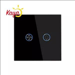 کلید لمسی فن و روشنایی هوشمند شیشه Simple