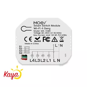 رله هوشمند دیمر دو پل MOES WiFi مدل MS-105B