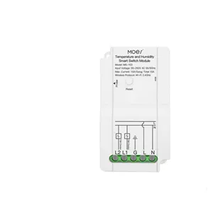 رله هوشمند دو کانال دما و رطوبت MOES WiFi مدل MS-103