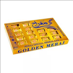 گز معراج لقمه ۳۰ درصد پسته ۲۵۰ گرمی طلایی