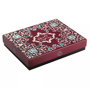 گز مظفری لقمه ۴۰ درصد پسته ۴۵۰ گرمی جعبه هاردباکس