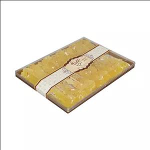 نبات چوبی زعفرانی کرمانی ۴۰۰ گرمی جعبه کریستال