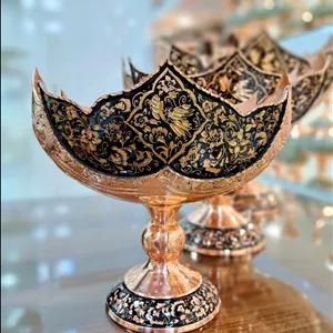 کشکول مسی الماس تراش بغل قلم سایز کوچک شماره 2