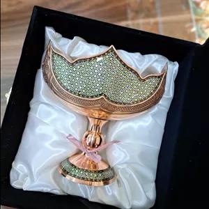 کشکول مس و خاتم بغل قلم سایز 2 طرح جدید به همراه باکس جیر