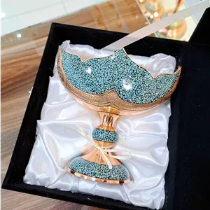 کشکول فیروزه کوبی بغل قلم سایز 3 طرح جدید به همراه باکس جیر