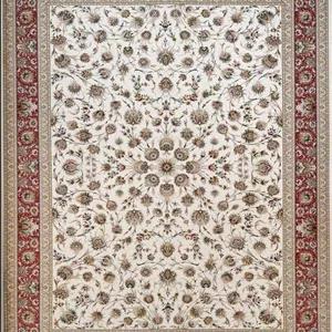 فرش دستباف گونه کرم 1200 شانه طرح هلن