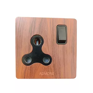 پریز توکار مدل ادمور کد 02 قهوه ای کد B19850