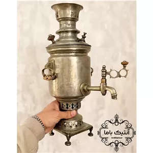 سماور ورشو پهلوی - ۲ لیتری - کاملا سالم - قدیمی