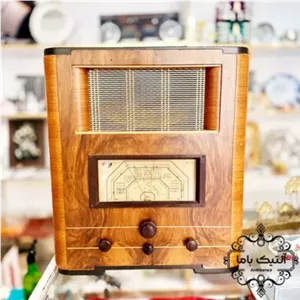 رادیو انگلیسی بکر و کلکسیونی – 44 در 50 سانت – مارکنی – قدیمی