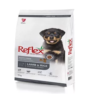 غذا خشک سگ رفلکس پاپی وزن 15 کیلوگرم _ Reflex Lamb & Rice Puppy Food