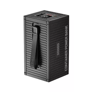پاوربانک گرین لاین 20000mAh، Green Lion Container Powerbank، پاوربانک با چراغ قوه، شارژر همراه سریع، پاور بانک PD و QC، پاوربانک چند دستگاه، پاوربانک کمپینگ GNCOTPXPB20 با گارانتی