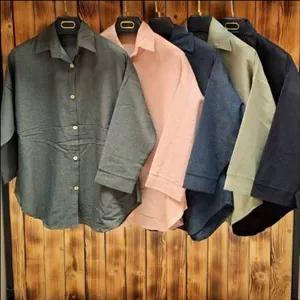 مانتو لنین جلو دکمه