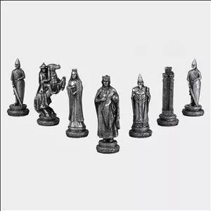 مهره شطرنج کلکسیونی پلی استر سایز بزرگ طرح صلیبی 2