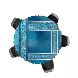 رومیزی برند رومیزی باز مدل گرد شعر کد 3000023