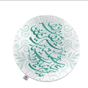 رومیزی برند رومیزی باز مدل گرد شعر کد 300011