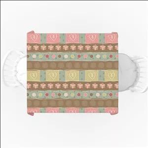 رومیزی طرح  مربع مخمل مدل گل مدرن تزئینی کد 11041