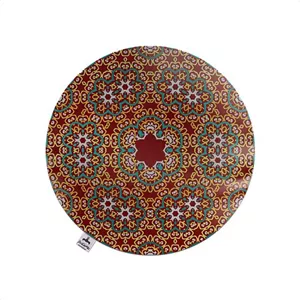 رومیزی برند رومیزی باز مدل گرد گل سنتی کد 30013