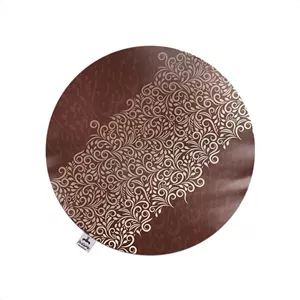 رومیزی برند رومیزی باز مدل گرد نقش کد 30008