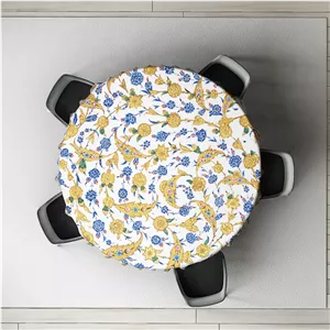 رومیزی طرح فیروزه مدل D-0075