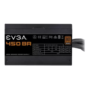 پاور کامپیوتر اوگا ظرفیت 450 وات مدل EVGA 450BR غیر ماژولار استاندارد 80 پلاس برنز