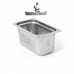 لگن بنماری پانچ استیل یک سوم عمق 6/5 مکث سیلور