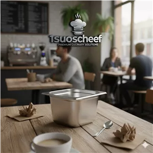 لگن بنماری یک دوم عمق ۲۰ (ضخامت ورق 0/6) استیل کنزو بدون درب