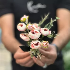 بوته گل نسترن صورتی
