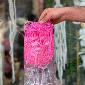 پوشال تزئینی رنگ صورتی بسته یک عددی