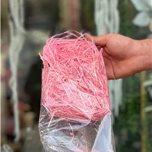 پوشال تزئینی رنگ گلبهی بسته یک عددی