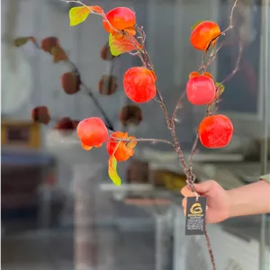 شاخه خرمالو7میوه وارداتی به همراه برگ ارتفاع 95