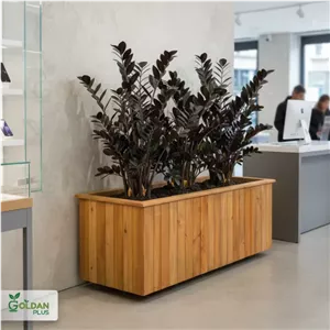 فلاور باکس چوبی ترمووود یک متری