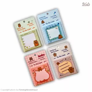 استیک نوت شفاف فانتزی طرح کاپی بارا