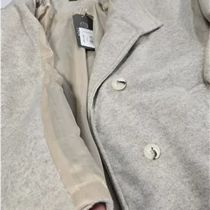 ترنچ کت زنانه فوتر کرمی