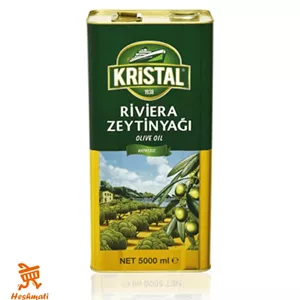 روغن زیتون بی بو کریستال 5 لیتری