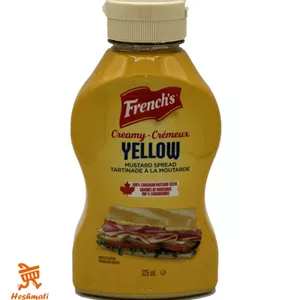 سس خردل خامه ای زرد فرنچ 325 میلی لیتر