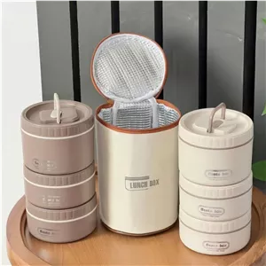 لانچ باکس 3 تایی کیف دار