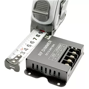 دیمر ۳۰ آمپر RF LED با ریموت کنترل ۱۲ تا ۲۴ ولت