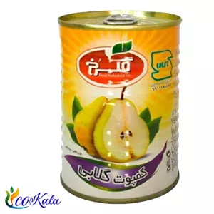 کمپوت گلابی گلرخ 370 گرم