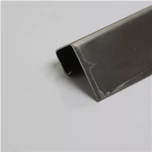پروفیل استیل کنج کاشی، کُرم رنگ 1 متر