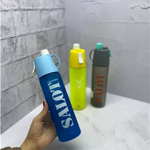 قمقمه اسپری دار شفاف | قمقمه کاربردی با قابلیت اسپری کردن مایعات