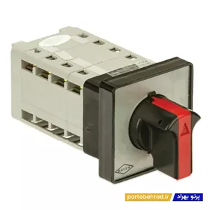 کلید گردان سه فاز و نول یکطرفه (4پل) الکترو کاوه مدل 04 ظرفیت 40 آمپر