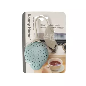 صافی چای و دمنوش سیلیکونی دنی هوم مدل توت فرنگی کد DH1293