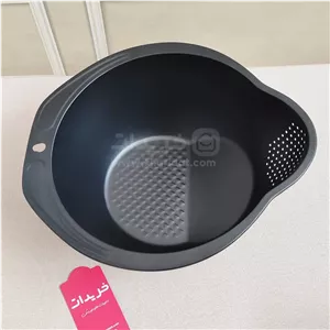 لگن آبکشی استیل مشکی وارداتی