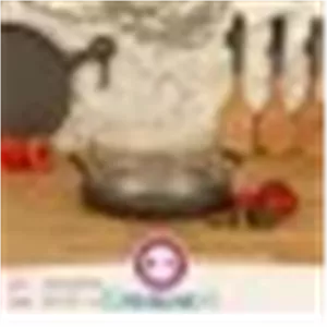 کاسه سالاد چوبی فلزی کوچک بی وی کی