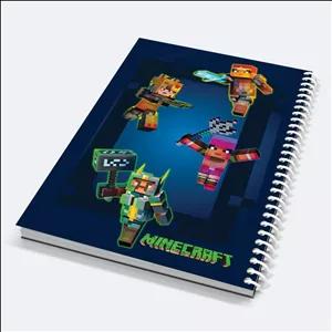 دفتر نقاشی ماینکرافت سایز A4 | سایز بزرگ | جلد لمینیت شده | کد 14
