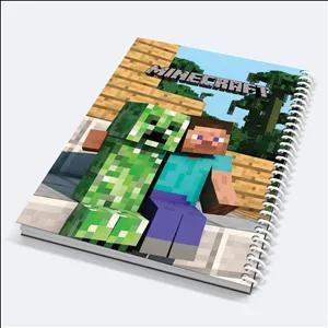 دفتر نقاشی ماینکرافت سایز A4 | سایز بزرگ | جلد لمینیت شده | کد 7
