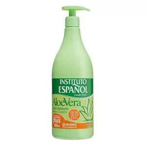 لوسیون مرطوب کننده بدن آلوئه ورا اسپانول Instituto Español مدل Aloe Vera | حجم 950 میلی‌لیتر